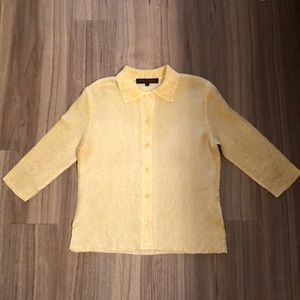 Stretchy yellow top/blouse